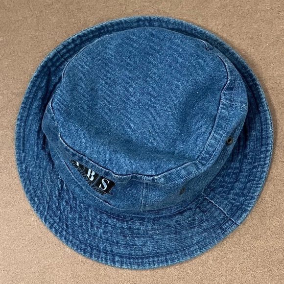 Vintage 1990’s Denim TBS Bucket Hat Turner Broadcasting TV Station Warner Bros - Picture 4 of 10